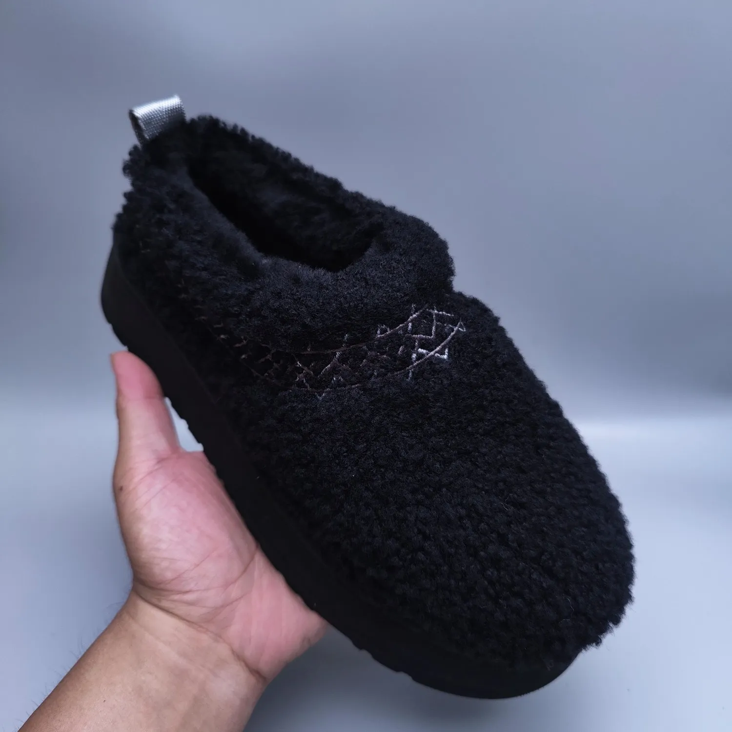💰520 UGG sheepskin all-in-one snow boots 3976 Thick-soled ethnic style teddy roll women’s style Color: Teddy Brown White Black Size: 35-41